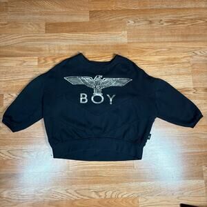 BOY London Black Pullover Crewneck Women’s Sz‎ Small Preowned